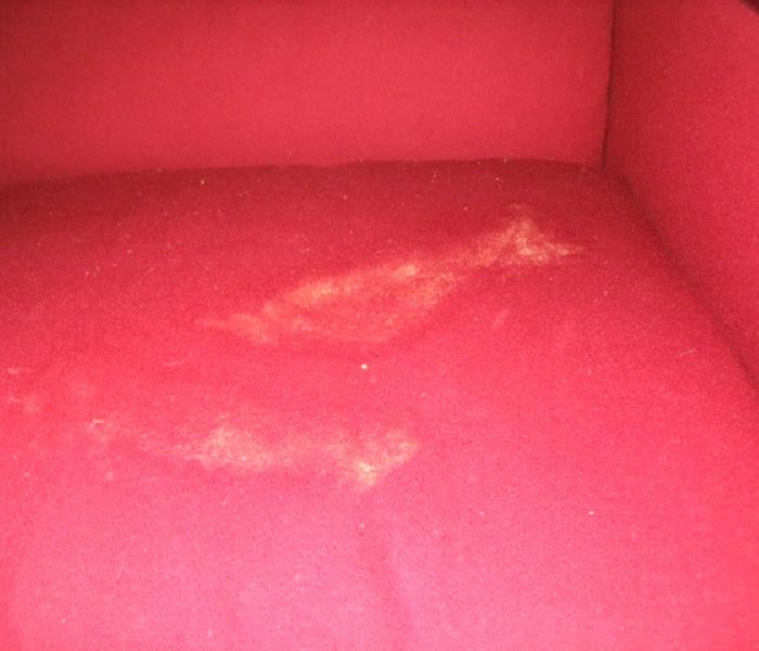 Soiled Sofa Cushion before SERVPRO Cleaned