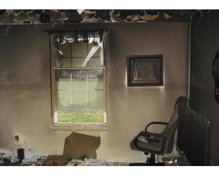 Fire & Soot Damage in Bedroom