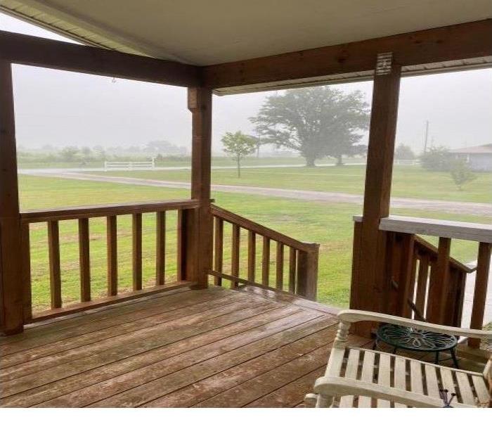 Rain off of front deck